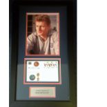 Football Roger Hunt 23x13 mounted and framed signature piece includes superb colour photo and a