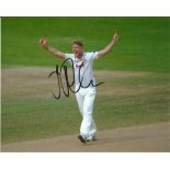 Jamie Porter Signed Essex Cricket 8x10 Photo. Good Condition Est.