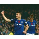 Leighton Baines Signed Everton 8x10 Photo. Good Condition Est.