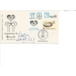 Football Osvaldo Ardiles signed Argentina 78 World Cup FDC PM 1000 Buenos Aires 3 June 1978. Osvaldo