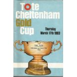 Horse Racing unsigned 1983 Cheltenham Gold cup programme. Bregawn won the race in the year that