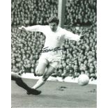 Football Eddie Gray 10x8 signed b/w photo pictured in action for Leeds United. Good condition Est.