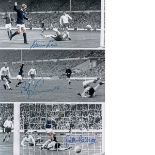 Colorized Photo 12 X 8, Depicting A Montage Of Images Relating To Scotland's Goals In A Memorable