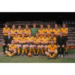 Col Photo 12 X 8, Depicting Wolves Players Posing For A Squad Photo During A Photo-Shoot At Molineux