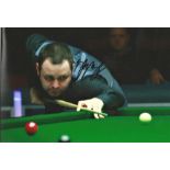 Snooker Stephen Maguire 12x8 signed colour photo. Stephen Maguire is a Scottish professional snooker