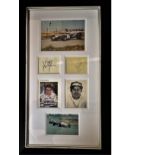 Motor Racing 29X16 Brabham Family signature piece includes photos of Sir Jack Brabham, Gary