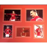 Football Zlatan Ibrahimovic signed 16x20 mounted signature piece includes signed colour photo and