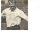 Football Legends Nat Lofthouse 4x4 signed b/w newspaper photo. Nathaniel Lofthouse OBE (27 August