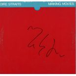 Mark Knopfler signed Making Movies 33rpm record sleeve. Record included. Good Condition Est.