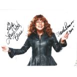 Martha Reeves signed 12x8 colour photo. Dedicated. Good Condition Est.