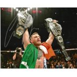 CONOR McGregor UFC FIGHTER. Lovely authentic signed photo of Irish UFC fighter. Photo measures 10