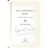 Pete McCarthy signed A Journey of Discovery in Ireland hardback book. Signed on inside title page.