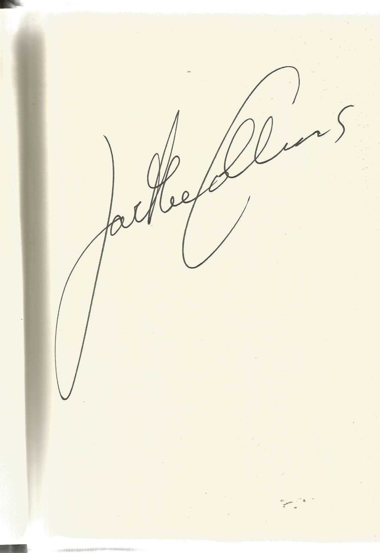 Jackie Collins signed Deadly Embrace hardback book. Signed on inside front page. Good Condition