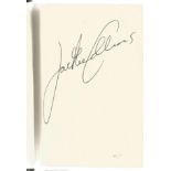 Jackie Collins signed Deadly Embrace hardback book. Signed on inside front page. Good Condition