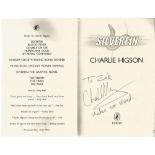 Charlie Higson signed Silverfin paperback book. Signed on inside title page. Dedicated. Good