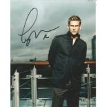 Lee Ryan signed 10x8 colour photo. Good Condition Est.