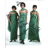 Martha and the Vandellas signed 10x8 colour photo. Dedicated. Good Condition Est.