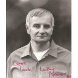 Lindsay Anderson signed 8x6 b/w photo. Good Condition Est.