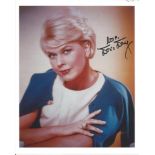 Doris Day signed 10x8 colour photo. Good Condition Est.