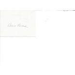 Anne Revere signed album page. Good Condition Est.