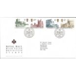 1988 £1, £1. 5, £2, £5 values. Royal Mail High value Definitives FDC. 24/3/92 Edinburgh FDI