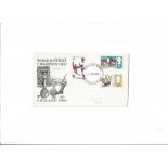 World Football Championship England 1966 FDC. Neat typed address. 1/6/66 Eastbourne FDI. Good