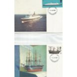 Two 1969 Ships maximum cards both with Southampton FDI postmarks. Good Condition. All signed