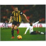 Tom Cleverley Signed Watford 8x10 Photo. Good Condition. All signed pieces come with a Certificate