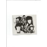 Bill Wyman signed b/w photo greetings card. Good Condition. All signed pieces come with a