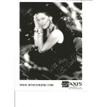 Rita Coolidge signed 10x8 b/w photo. Sang theme tune for Octopussy. Good Condition. All signed