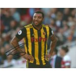 Troy Deeney Signed Watford 8x10 Photo. Good Condition. All signed pieces come with a Certificate