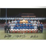 Autographed Rangers 1972 photo, a superb image depicting the 1972 ECWC Champions posing with their