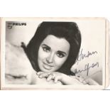 Susan Maughan Singer Signed Vintage Promo Photo Attached To Album Page. Good Condition. All signed