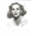 Constance Moore signed 10x8 b/w photo. January 18, 1920or January 18, 1921– September 16, 2005 in