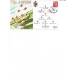 Multi signed Red Arrows cover 1989. Signed by 10. Good Condition. All signed pieces come with a