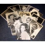 TV/Film signed 10x8 b/w photo collection. 14 photos. Some of names included are Claudia Cardinale,