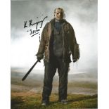 Ken Kirzinger Freddy vs Jason hand signed 10x8 photo. This beautiful hand-signed photo depicts Ken