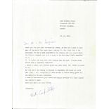 Battle of Britain Mike Cooper Slipper WW2 RAF 605 sqn handwritten letter 1990. Good Condition. All