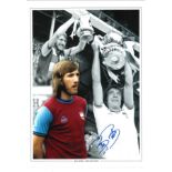 Billy Bonds Signed West Ham United 12x16 Photo Edition. Good Condition. All signed pieces come