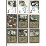 Munsters signed trading card collection. Nine cards three are signed by Butch Patrick, Pat Priest,