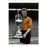 Ron Flowers Signed 1954 Wolverhampton Wanderers 12x16 Photo Edition. Good Condition. All signed