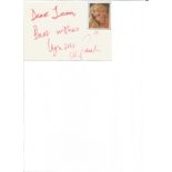 Lynsey de Paul signed 6x4 card. 1 June 1948 – 1 October 2014was an English singer-songwriter. She