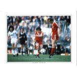 John Robertson Signed 1980 Nottingham Forest 12x16 Photo Edition. Good Condition. All signed