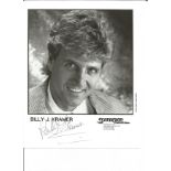 Billy J Kramer signed 10x8 b/w photo. born 19 August 1943 in Bootle, Lancashire is an English pop