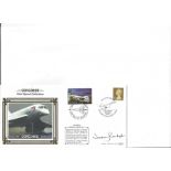 Cptn Jeremy Rendall signed Concorde cover. Good Condition. All signed pieces come with a Certificate