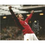 Ole Gunnar Solskjaer Signed Manchester United 8x10 Photo. Good Condition. All signed pieces come