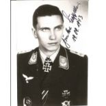 Gunther Loffelbein KC signed 5x3 black and white portrait photo. Good Condition. All signed pieces