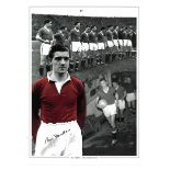 Bill Foulkes Signed Manchester United 12x16 Photo Edition. Good Condition. All signed pieces come