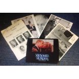 TV/film signed 10x8 photo collection. 6 photos. Amongst the signatures are Ian Lavender, Stefane