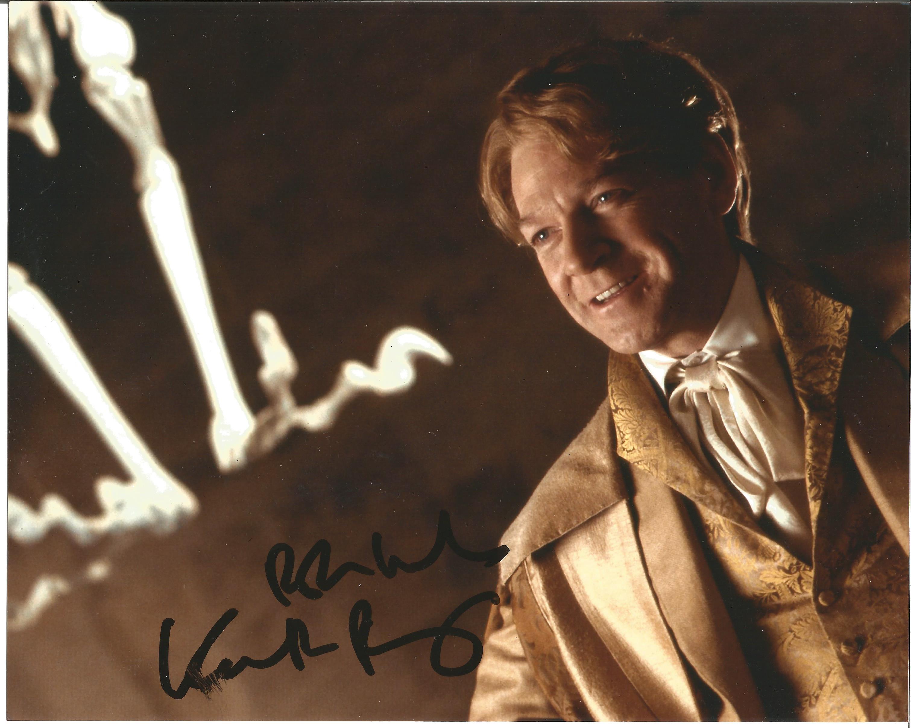 Kenneth Branagh signed 10x8 colour photo from Harry Potter. Good Condition. All signed pieces come